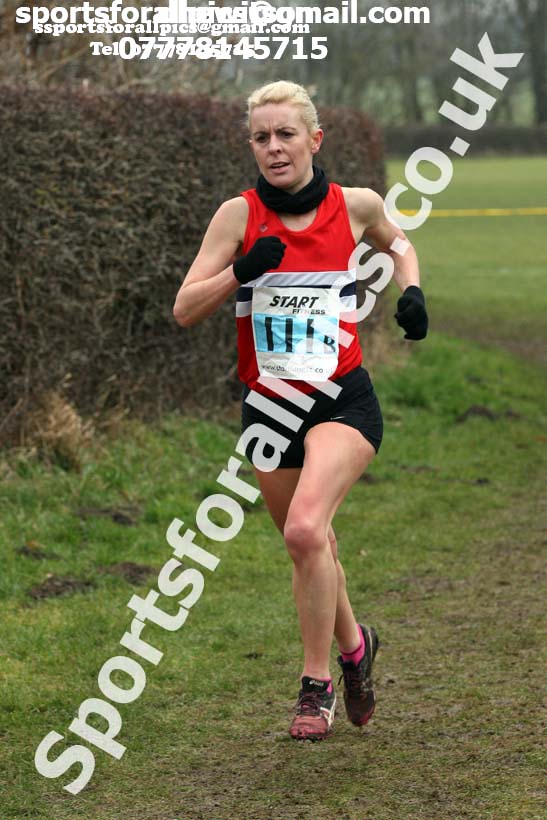 Senior and veteran womens 2018 Durham Cathedral Cross Country Relay. Photo:  David T. Hewitson/Sports for All Pics